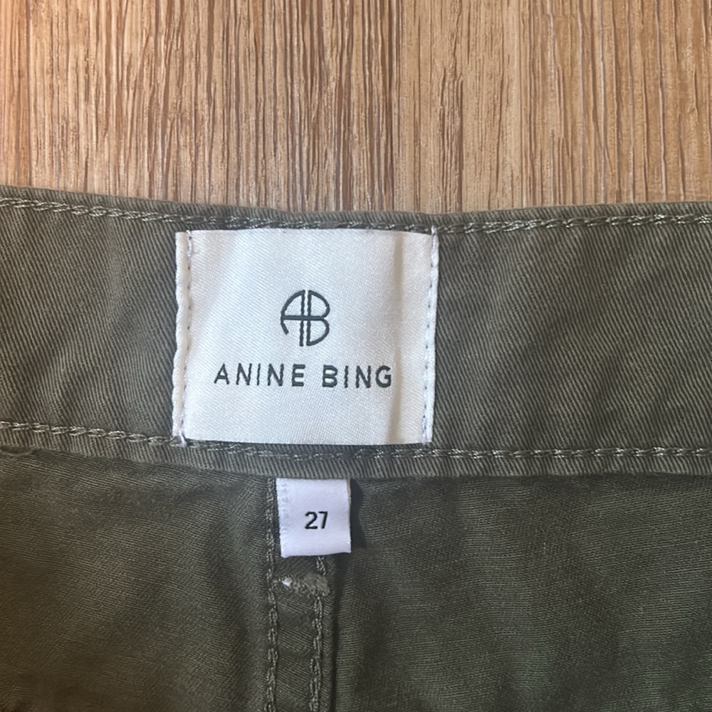 Anine Bing Briley Pant Army green - Picture 4 of 5